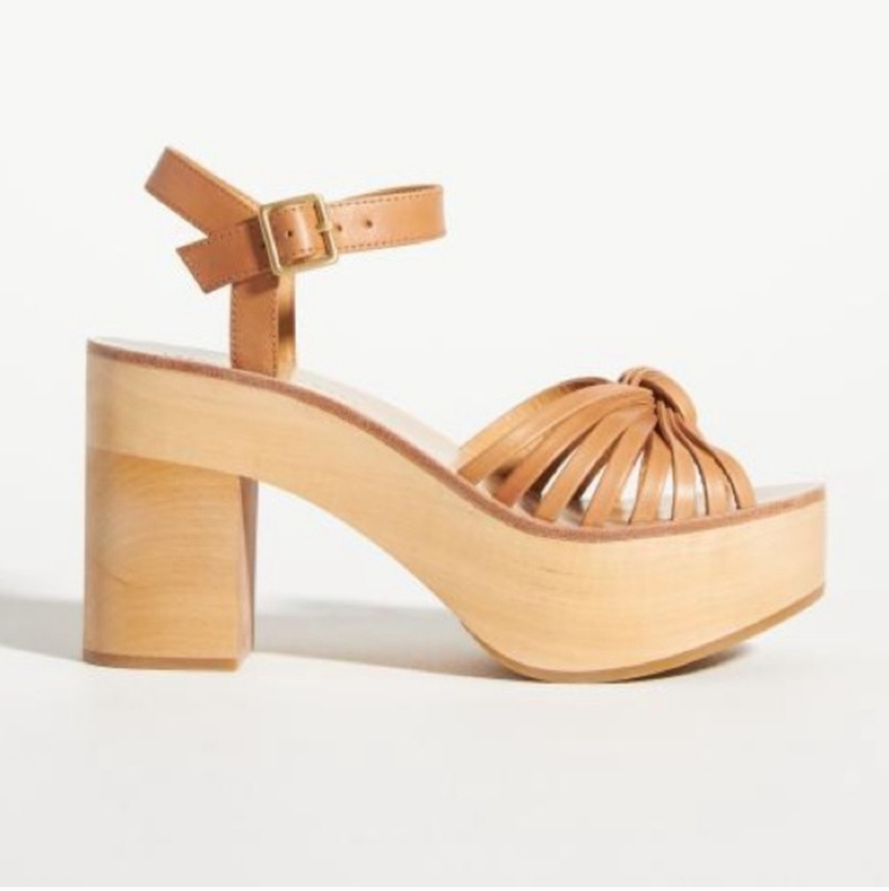 LOEFFLER RANDALL Women's EveleighPlatform High Block Heel Sandals size 8